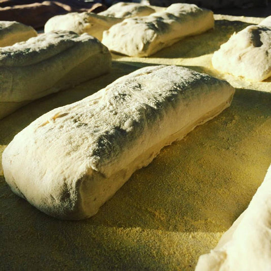 Bubbles in the bread...