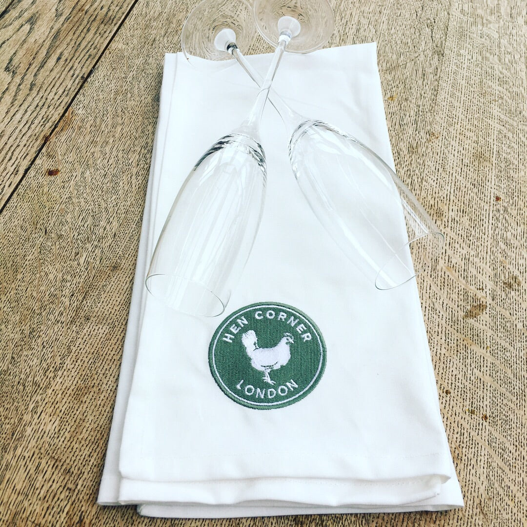 Hen Corner Tea Towel